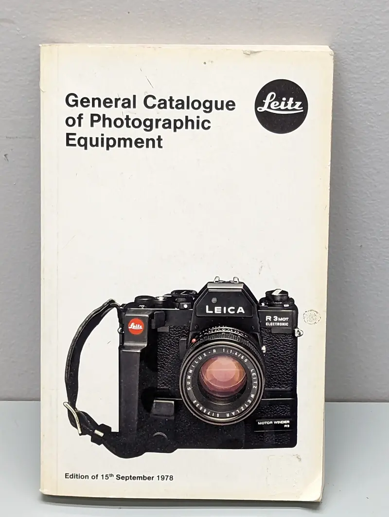 Ernst Leitz Photo Equipment Catalog – September 1978, 15Th Edition 1