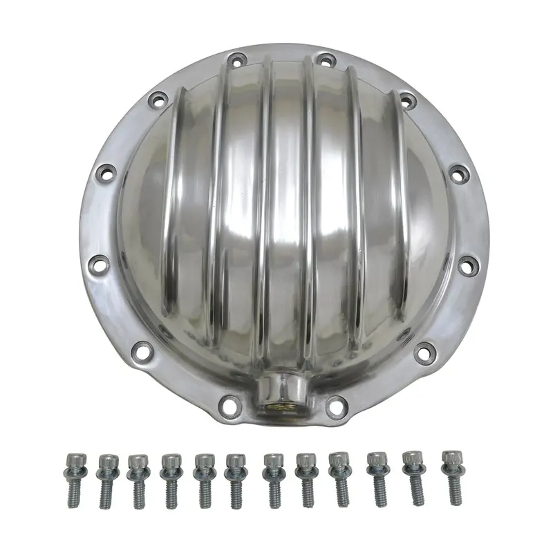 Finned & Polished Aluminum Cover For Amc Model 20 Rear Axle 1
