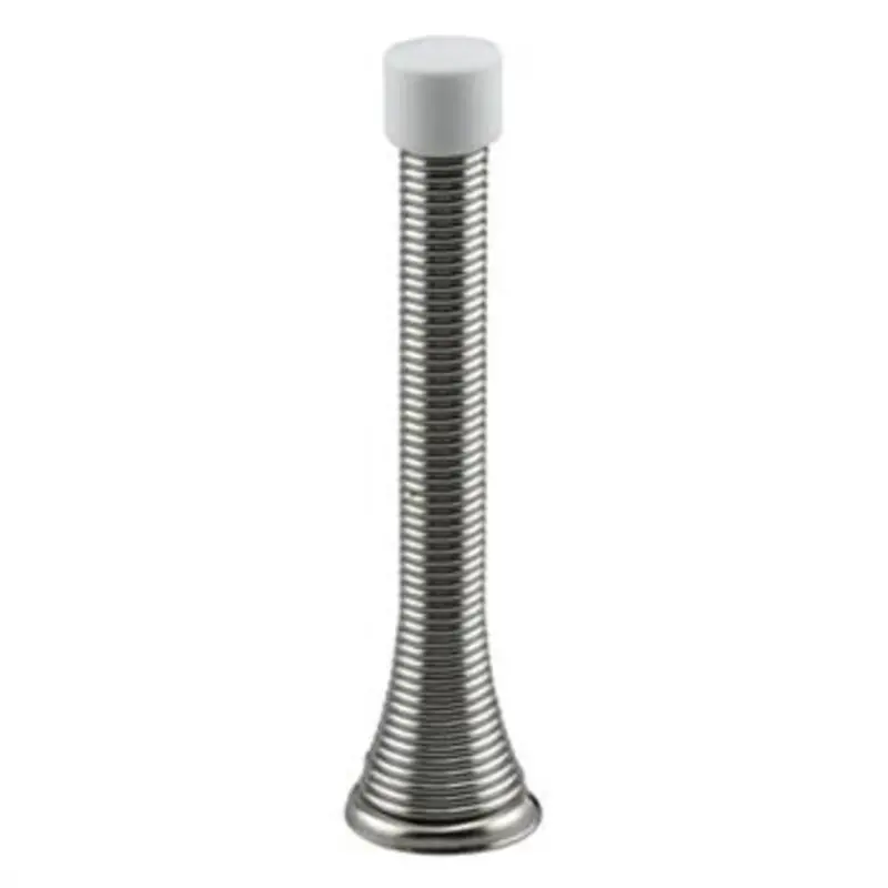 Flexible Chrome-Finished Wall-Mount Door Stop – Shock-Absorbing Protector 1