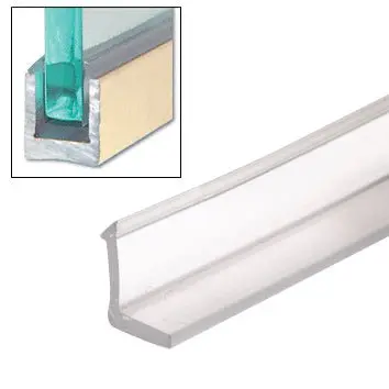 Flexible U-Channel Vinyl Insert – Glass Cushion And Retainer Strip 1
