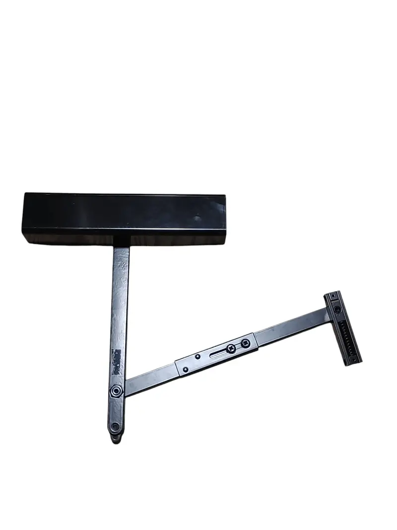 Heavy-Duty Black Top Jamb Door Closer For Commercial Storefronts 1