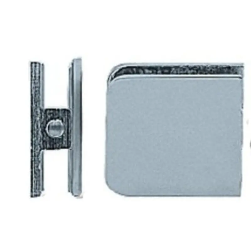 Heavy-Duty Fixed Panel U-Clamp For Structural Glass Walls 1