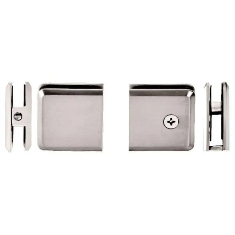 Heavy-Duty Wall-Mount Glass Clamp With Beveled Hole-In-Glass Design 1