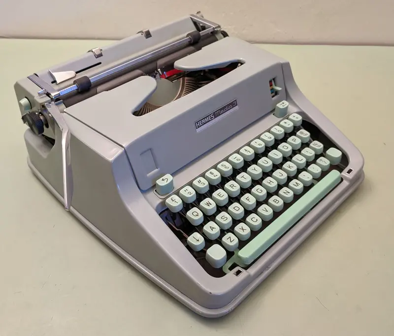 Hermes Media 3 Portable Typewriter Manual – Digital Pdf User Reference 1