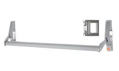 Jackson 10 Series 48" Satin Aluminum Rim-Mount Panic Exit Device – Rh Reverse Bevel, 'S' Strike 1