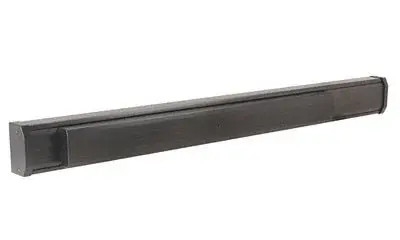 Jackson 1200 Series 36" Dark Bronze Concealed Vertical Rod Exit Device – Lh Reverse Bevel Push Pad 1