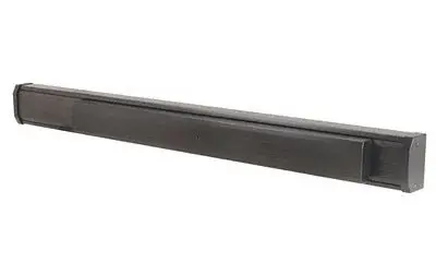 Jackson 1200 Series 36" Dark Bronze Concealed Vertical Rod Exit Device – Rh Reverse Bevel Push Pad 1