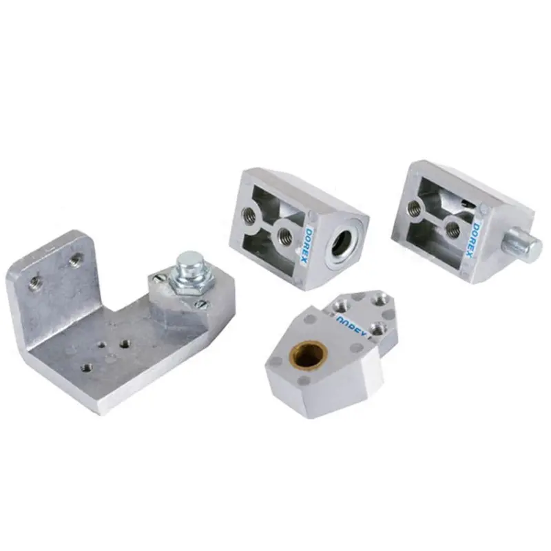 Jackson Left-Hand 3/4" Offset Aluminum Pivot Hinge Set – Flush-Mount Commercial Door 1