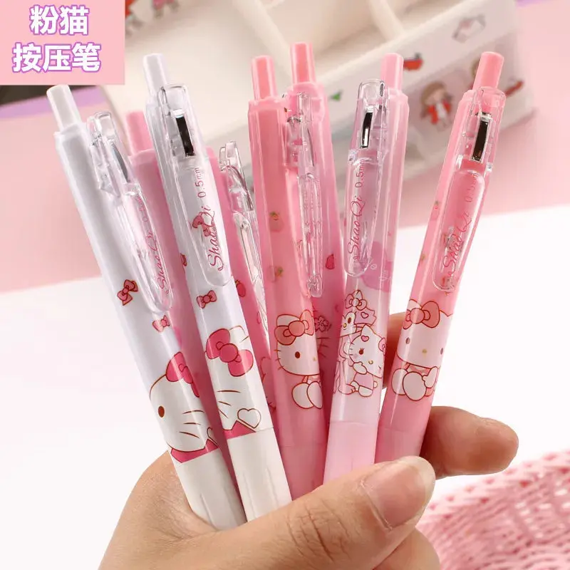 Kawaii Pink Kitty Gel Ink Pen – 0.5Mm Cute Writing Instrument For Teens, Students & Stationery Lovers 1