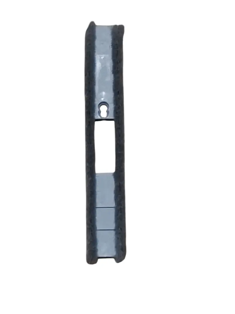 Kawneer Aluminum Door Faceplate With Integrated Pile Weatherstripping – Latch Lock Replacement 1