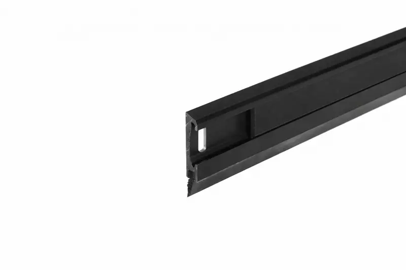 Kawneer Black Slide-Cover Door Sweep – 35" Replacement Bottom Seal For Entry Doors 1