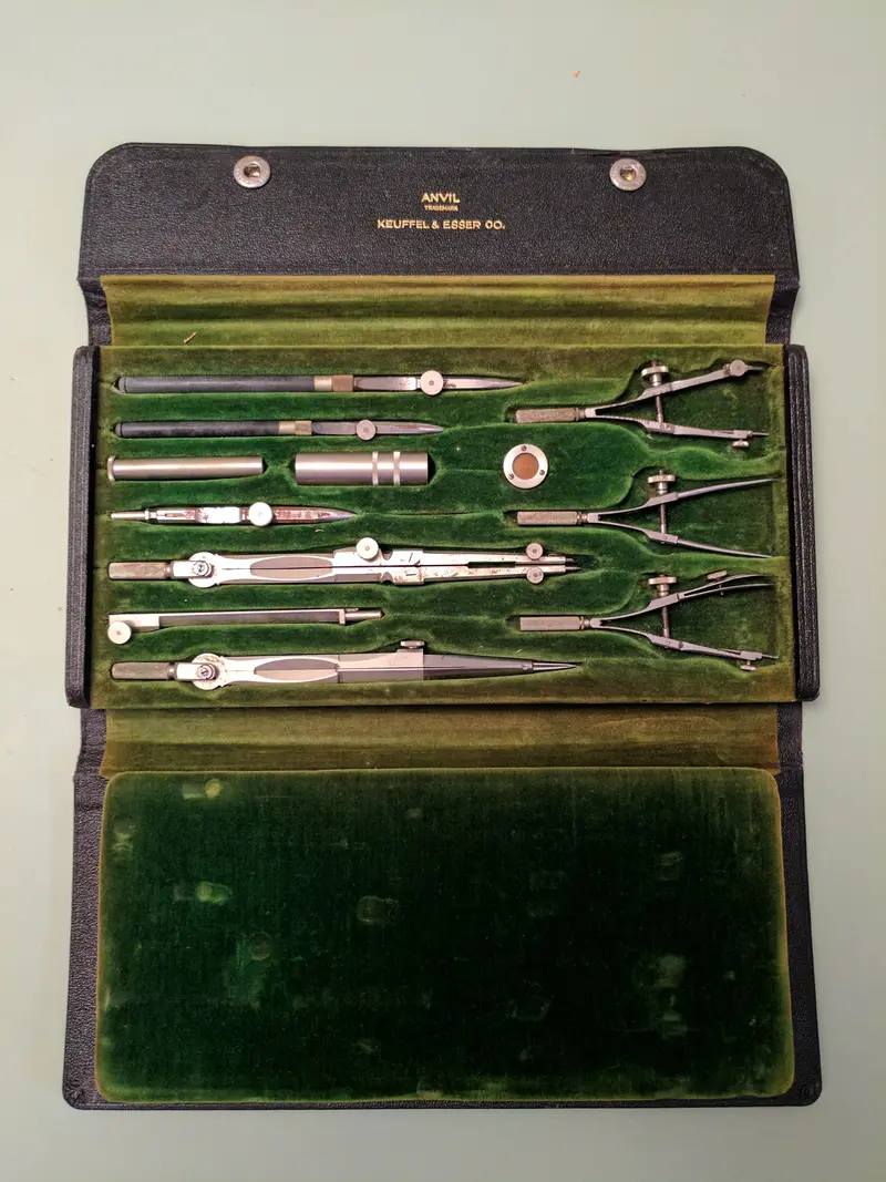 Keuffel & Esser N996 Mechanica Drafting Set – Precision German-Made Technical Drawing Kit 1