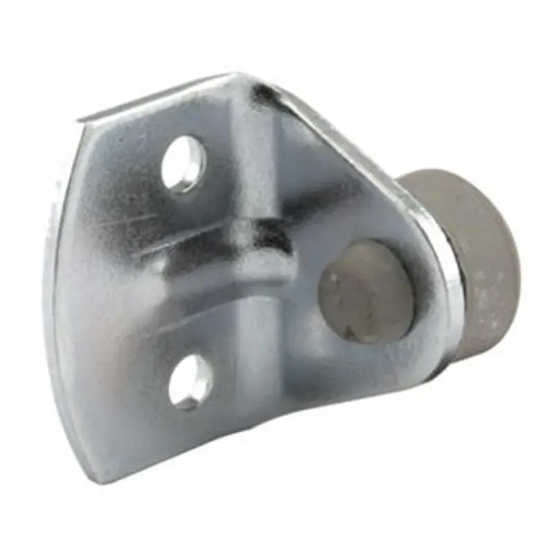 L-Shaped Steel Bumper Bracket With 5/8" Rubber Stop For Sliding Glass Doors 1