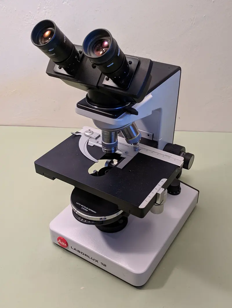 Leitz Laborlux 12 Binocular Phase Contrast Microscope – Professional Lab Instrument 1