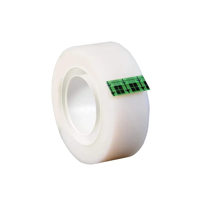 Low-Visibility Milky White Adhesive Tape – Discreet Multipurpose Office & School Mounting Tape 1