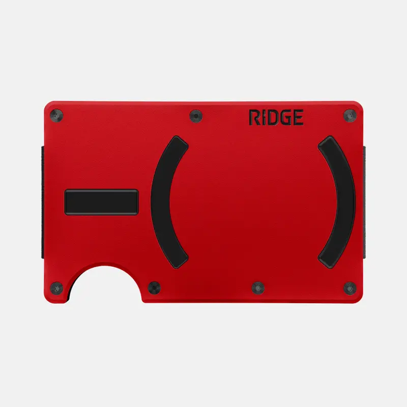 Magsafe-Compatible Ridge Wallet – Rodeo Red 1