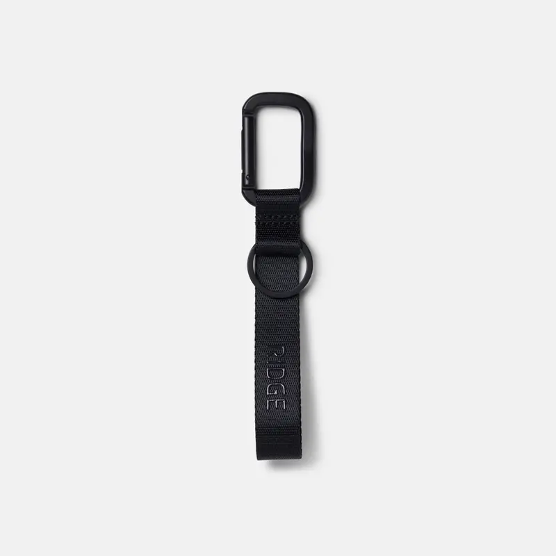 Matte Black Ridge Keychain 1