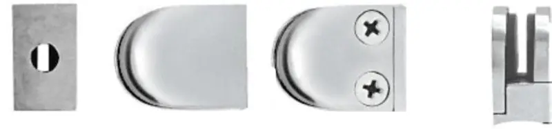 Mini Z-Series Radius-Base Round Glass Clamp 1