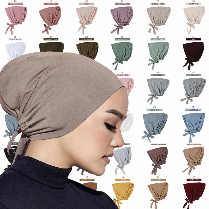Modal Jersey Inner Hijab – Lightweight Underscarf Bonnet For Seamless Modest Styling And All-Day Comfort 1