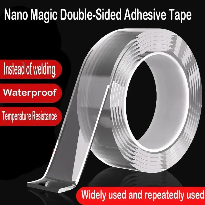 Nano-Grade Double-Sided Tape – Ultra-Strong, Waterproof Adhesive For Crafting, Mounting & School Projects 1