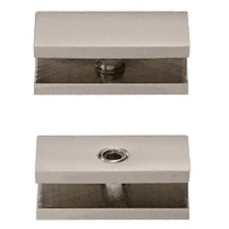 No-Drill Fixed-Panel Glass Clamp For Frameless Installations 1