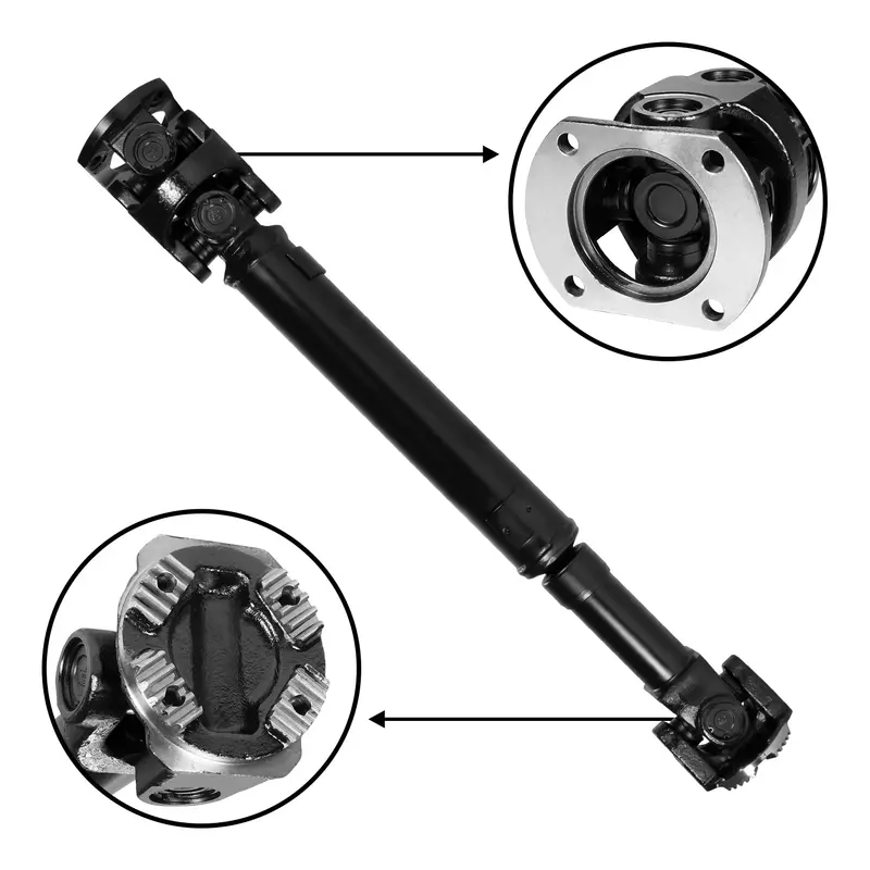 Oem Front Driveshaft Assembly – 13.25" Weld-To-Weld Length 1