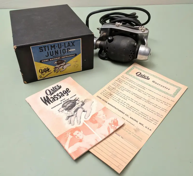Oster Stim-U-Lax Junior – Art Deco–Styled Muscle Stimulator Device 1