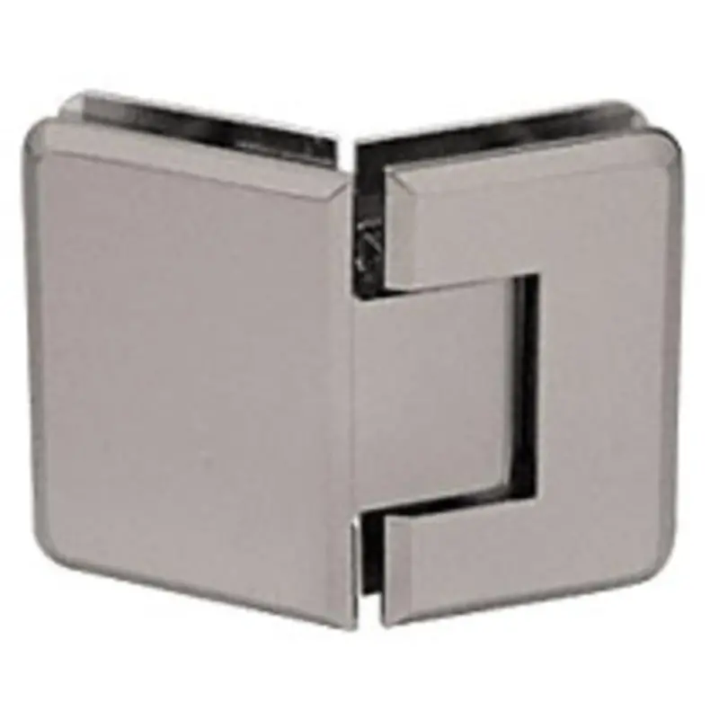 Pinnacle Series Adjustable 135° Glass-To-Glass Shower Door Hinge 1