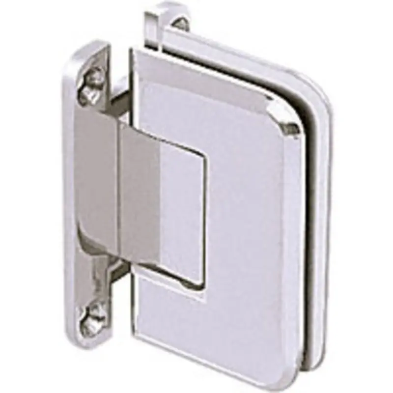 Pinnacle Series Full-Backplate Wall-Mount Shower Door Hinge 1