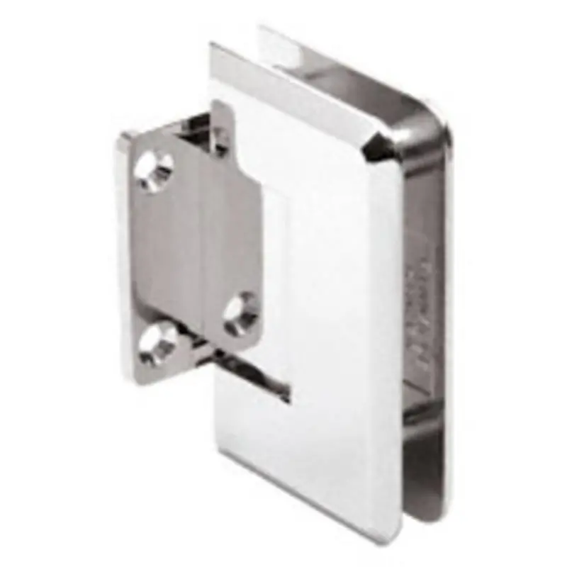 Pinnacle Series Short Back Plate Wall-Mount Shower Door Hinge 1