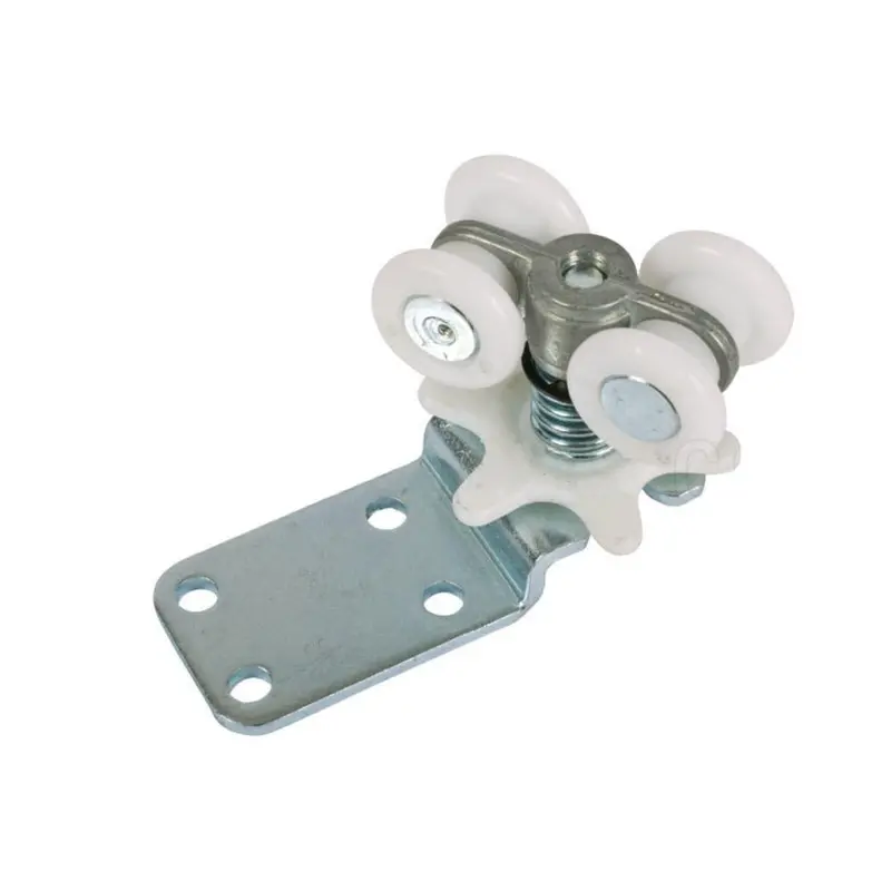 Pocket Door Four-Roller Assembly – 3/4 Inch Nylon Wheel Kit 1
