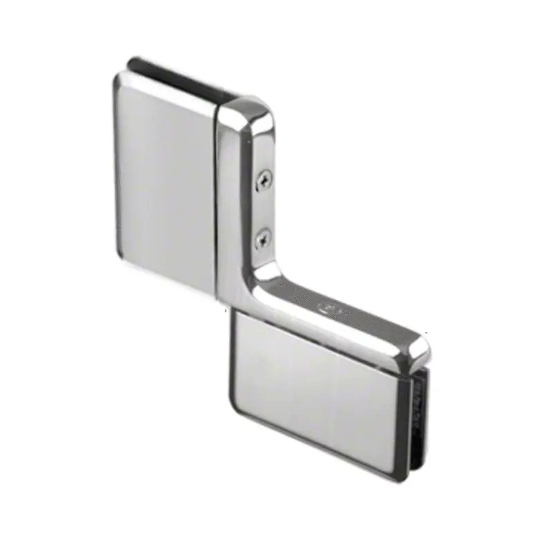 Prima Series Inline Panel Hinges For Glass-To-Glass Shower Doors 1