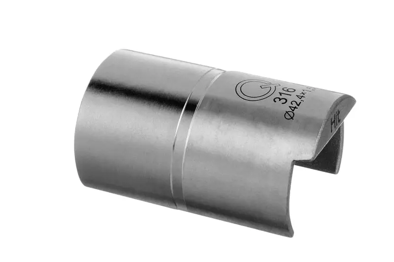 Q-Railing 180° In-Line Connector Sleeve For 42.2 Mm Round Cap Rail 1