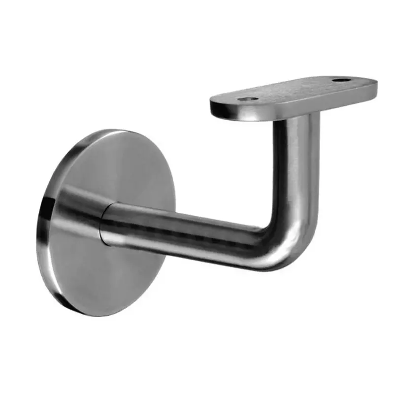Q-Railing Wall-Mount Handrail Bracket – Fixed Round Profile Support 1