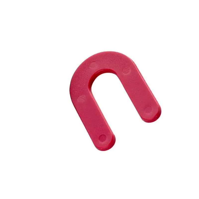 Red 1/8" × 2" Horseshoe Shims – 1000-Unit Pack For Heavy-Duty Shimming Tasks 1