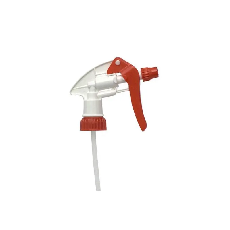 Red High-Output Trigger Sprayer With Adjustable Dip Tube For Refillable Bottles 1