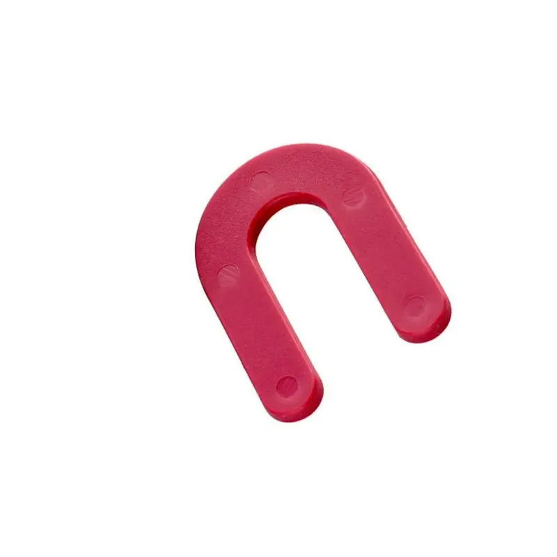 Red Rubber Horseshoe Shims — 1/8" × 3-1/2", 1000-Pack 1