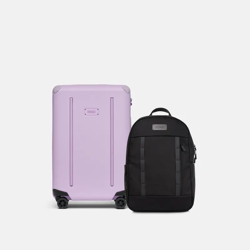 Ridge Frequent Flyer Travel Kit In Lavender 1