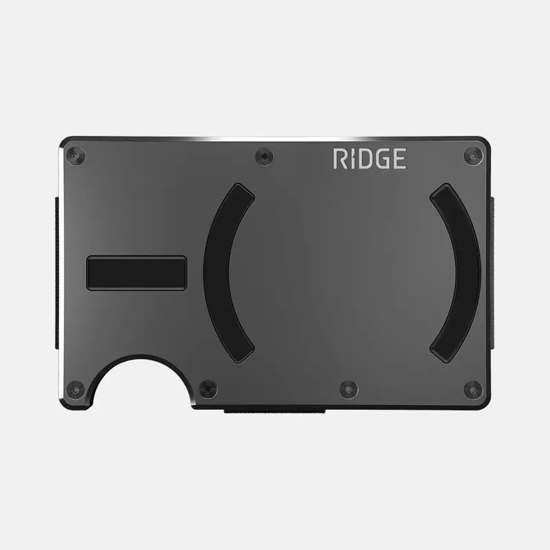 Ridge Gunmetal Magsafe Wallet 1