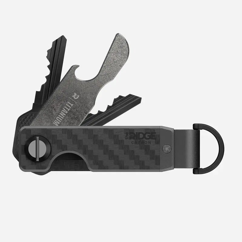 Ridge Keycase Bottle Opener In Stonewashed Titanium 1