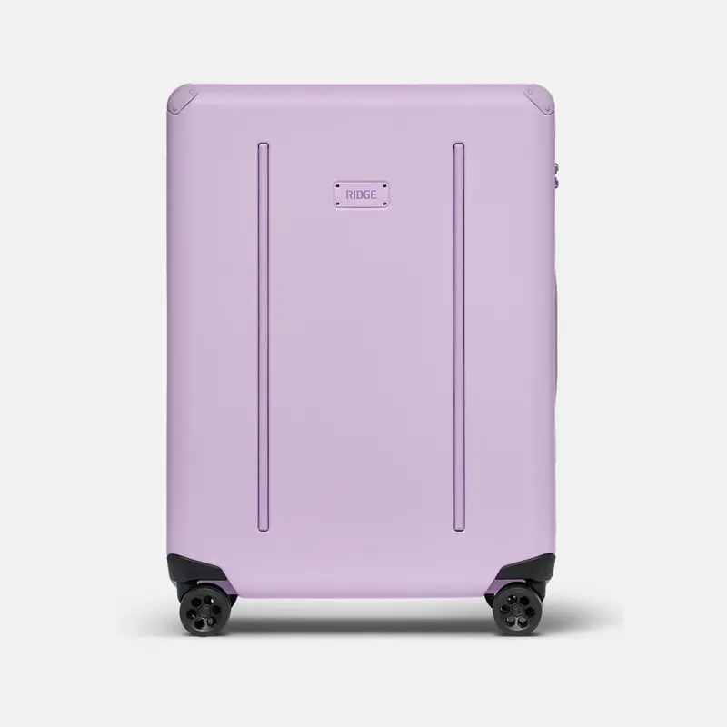 Ridge Lavender Check-In Suitcase 1