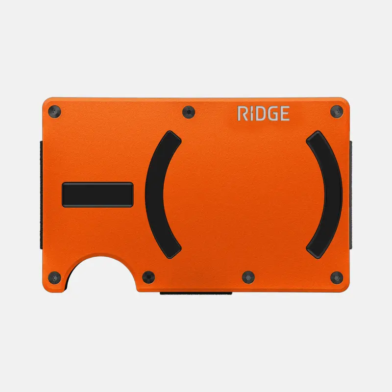 Ridge Magsafe-Compatible Wallet – Basecamp Orange 1