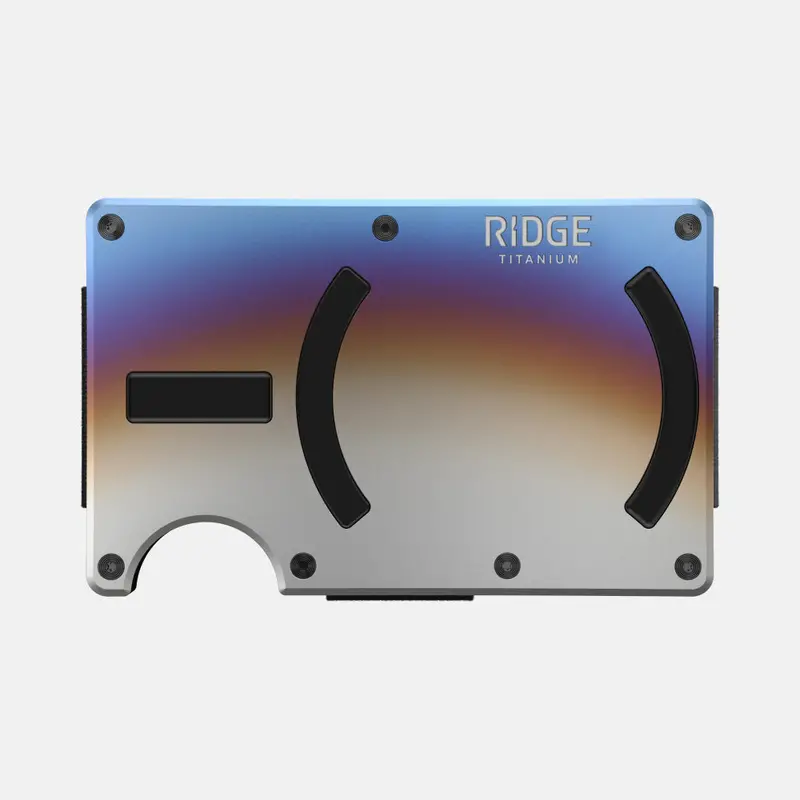 Ridge Magsafe-Compatible Wallet – Burnt Titanium Finish 1