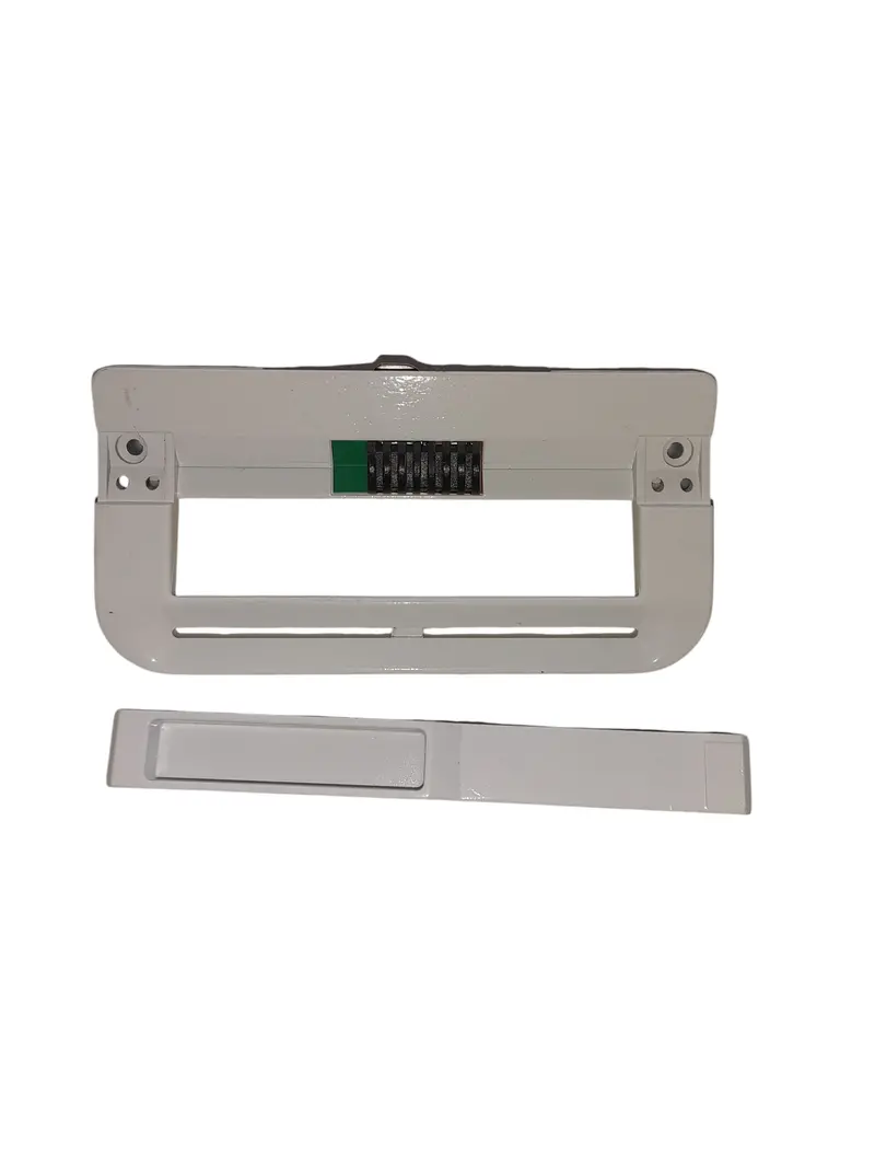 Right-Hand Non-Keyed Sliding Patio Door Handle Set – White Finish, 6-1/2" Hole Centers 1
