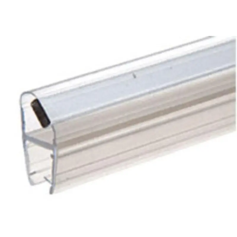 Right-Swinging 45° Magnetic Shower Door Profile For Glass-To-Glass Installation – Compatible With 1/4" And 5/16" Tempered Glass 1
