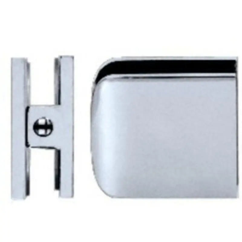 Roman Series Fixed-Panel U-Clamp For Glass Partitions 1