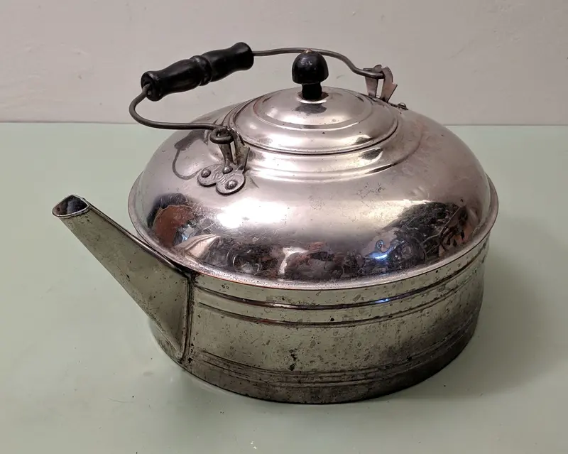 Rome Nickel-Plated Copper Kettle – 6-Quart Stovetop Design With Artisan Finish 1