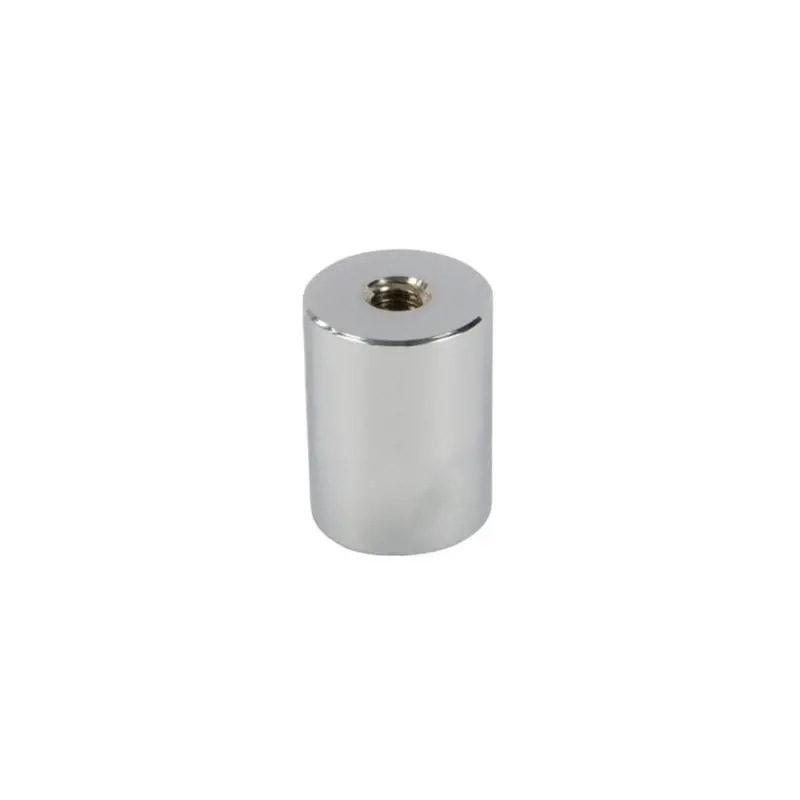 Satin Chrome Standoff Base – 1-1/4" Diameter × 2" Height 1