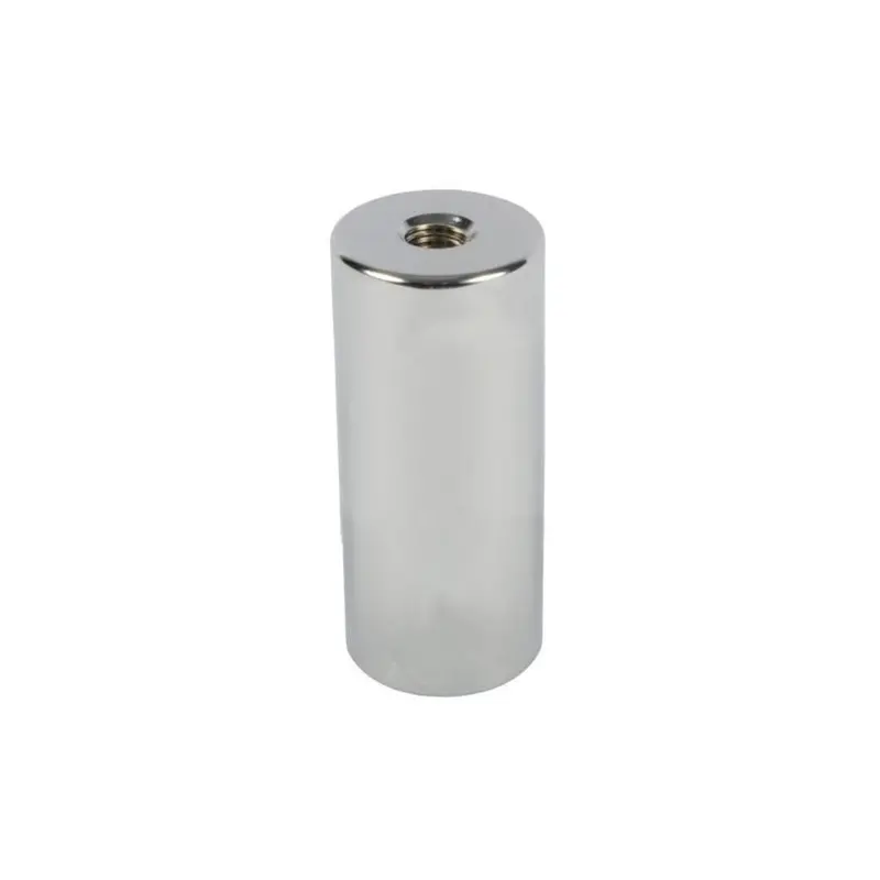 Satin Chrome Standoff Base – 1-1/4" Diameter × 4" Height 1