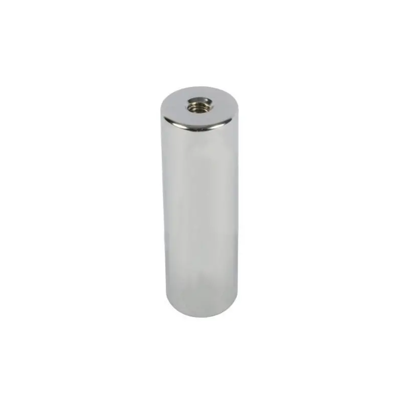 Satin Chrome Standoff Base – 3/4" Diameter × 4" Height 1